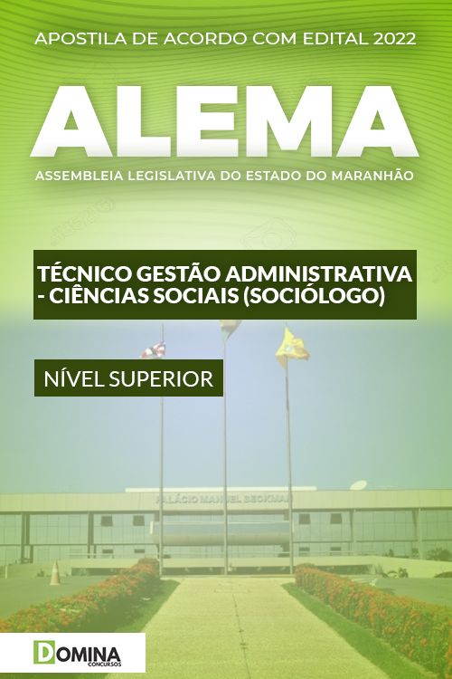 Apostila Digital Concurso ALEMA 2022 Ciências Sociais