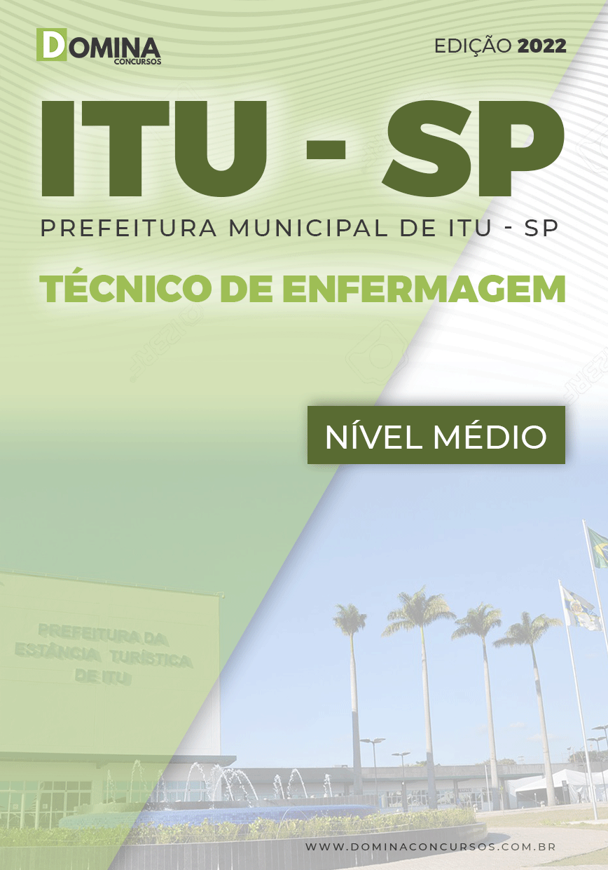 Apostila Concurso Pref Itu SP 2022 Técnico de Enfermagem