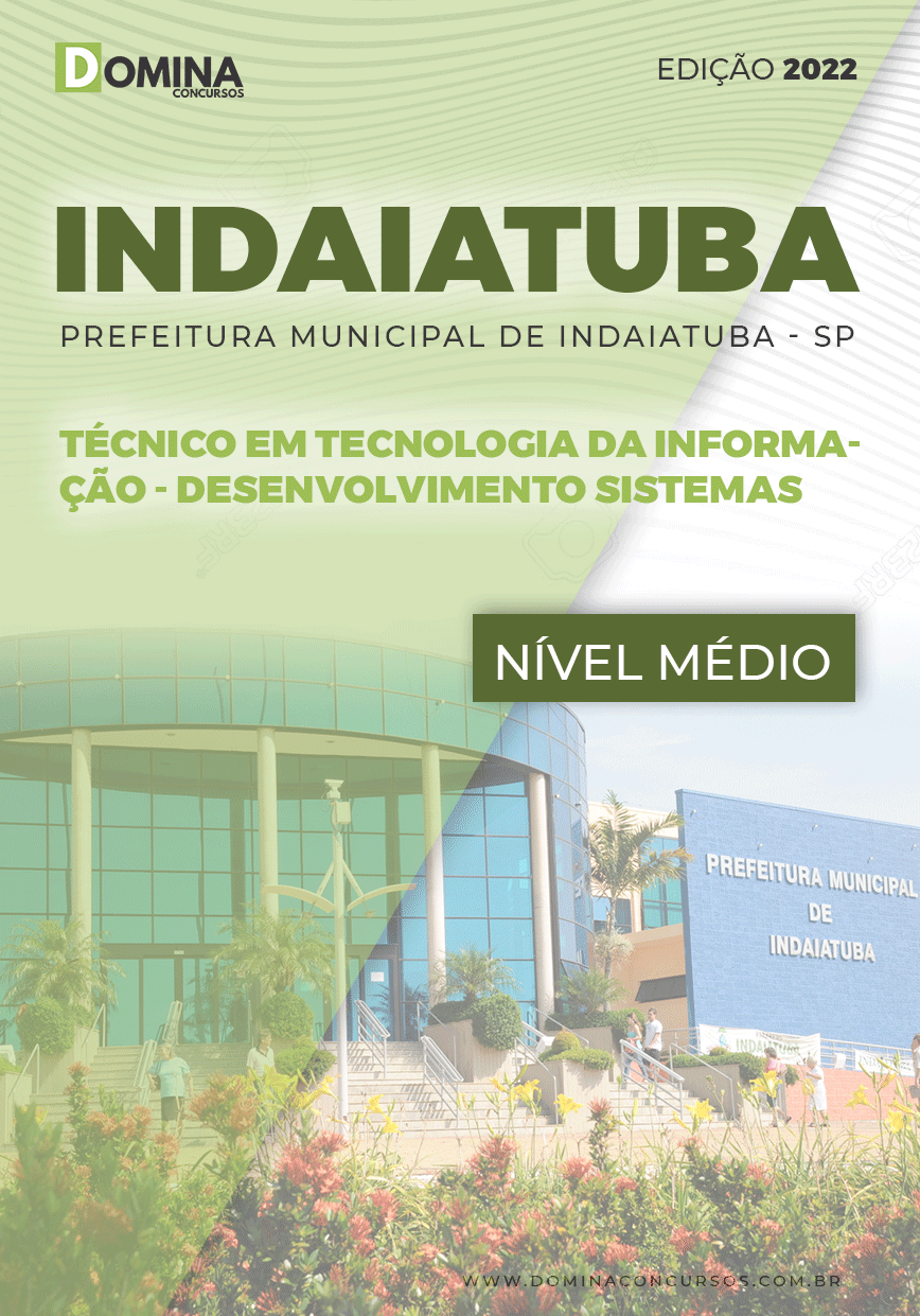 Apostila Pref Indaiatuba SP 2022 Técnico Desenvolvimento Sistemas