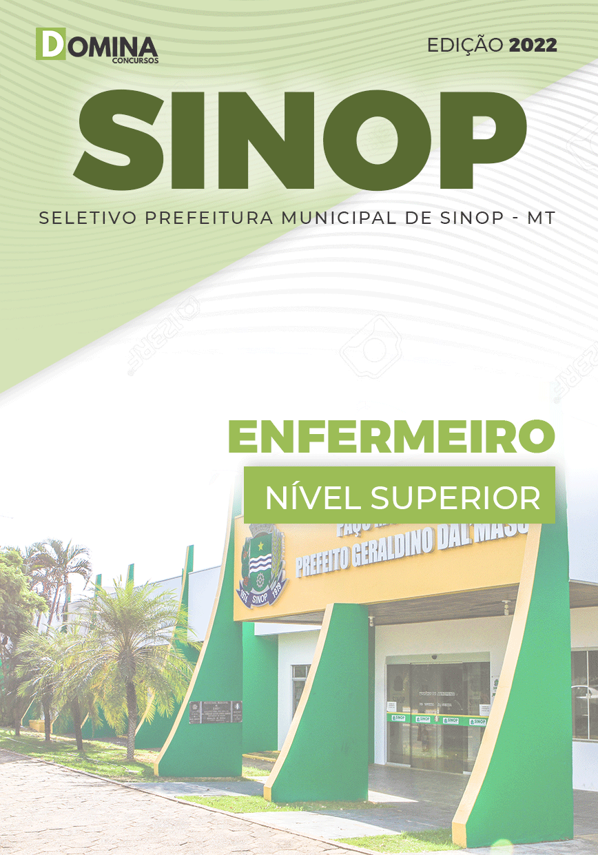 Apostila Processo Seletivo Sinop MT 2022 Enfermeiro