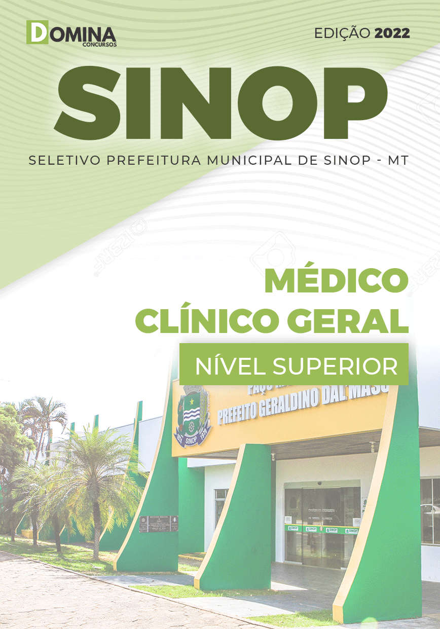 Apostila Seletivo Sinop MT 2022 Médico Clínico Geral
