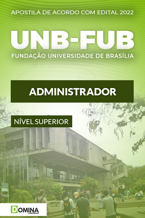 Apostila digital Concurso UNB UFB 2022 Administrador