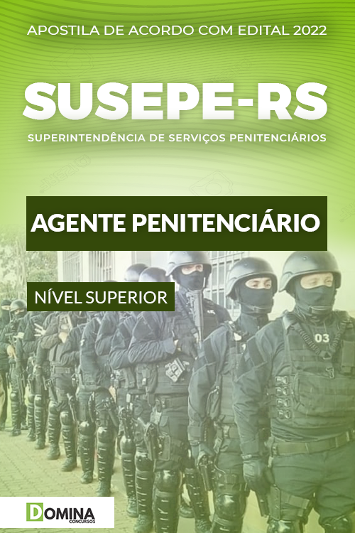 Apostila Concurso SUSEPE RS 2022 Agente Penitenciário