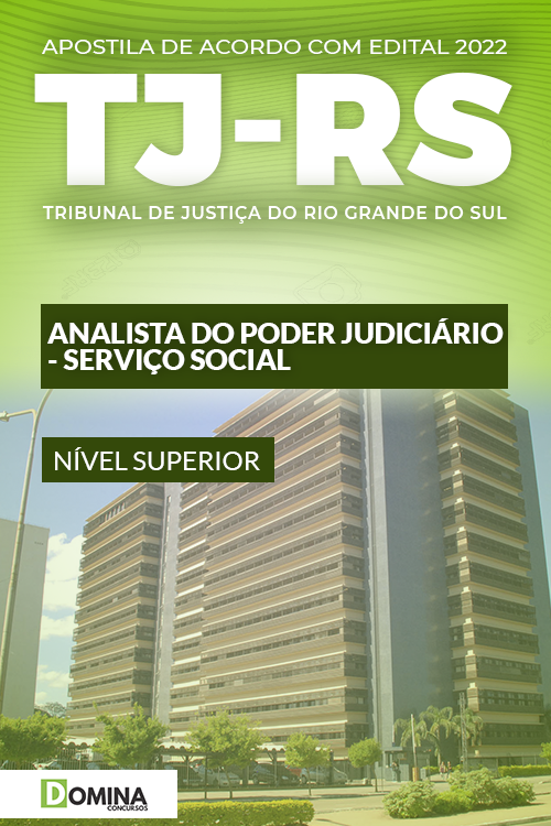 Apostila Concurso TJ RS 2022 Analista Serviço Social