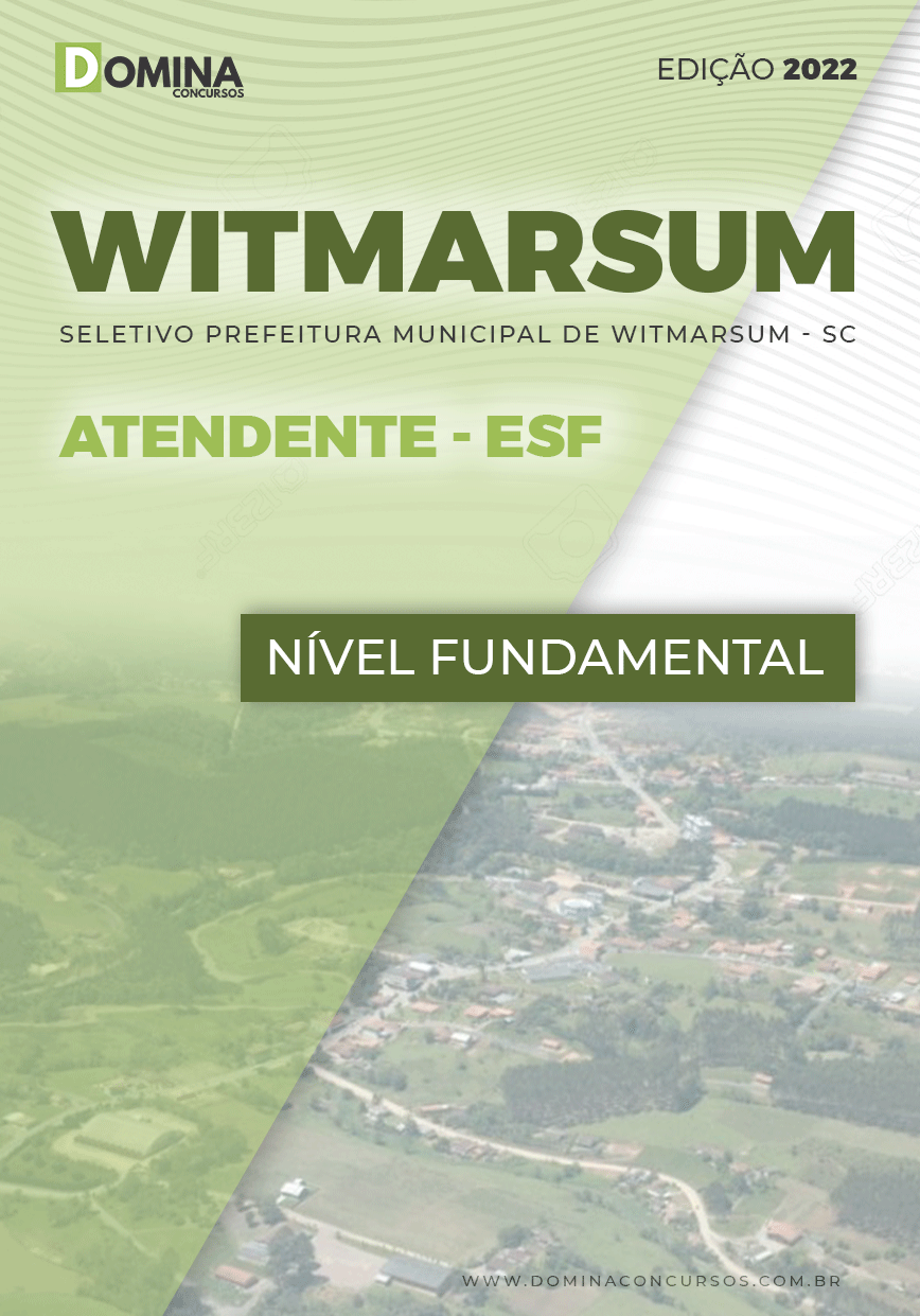 Apostila Seletivo Pref. Witmarsum SC 2022 Atendente ESF