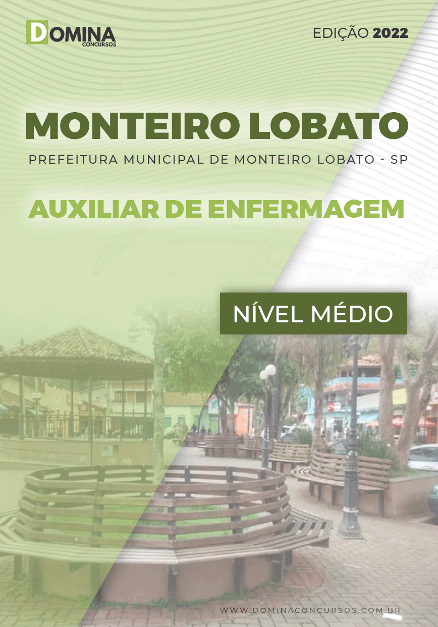 Apostila Pref Monteiro Lobato SP 2022 Auxiliar de Enfermagem