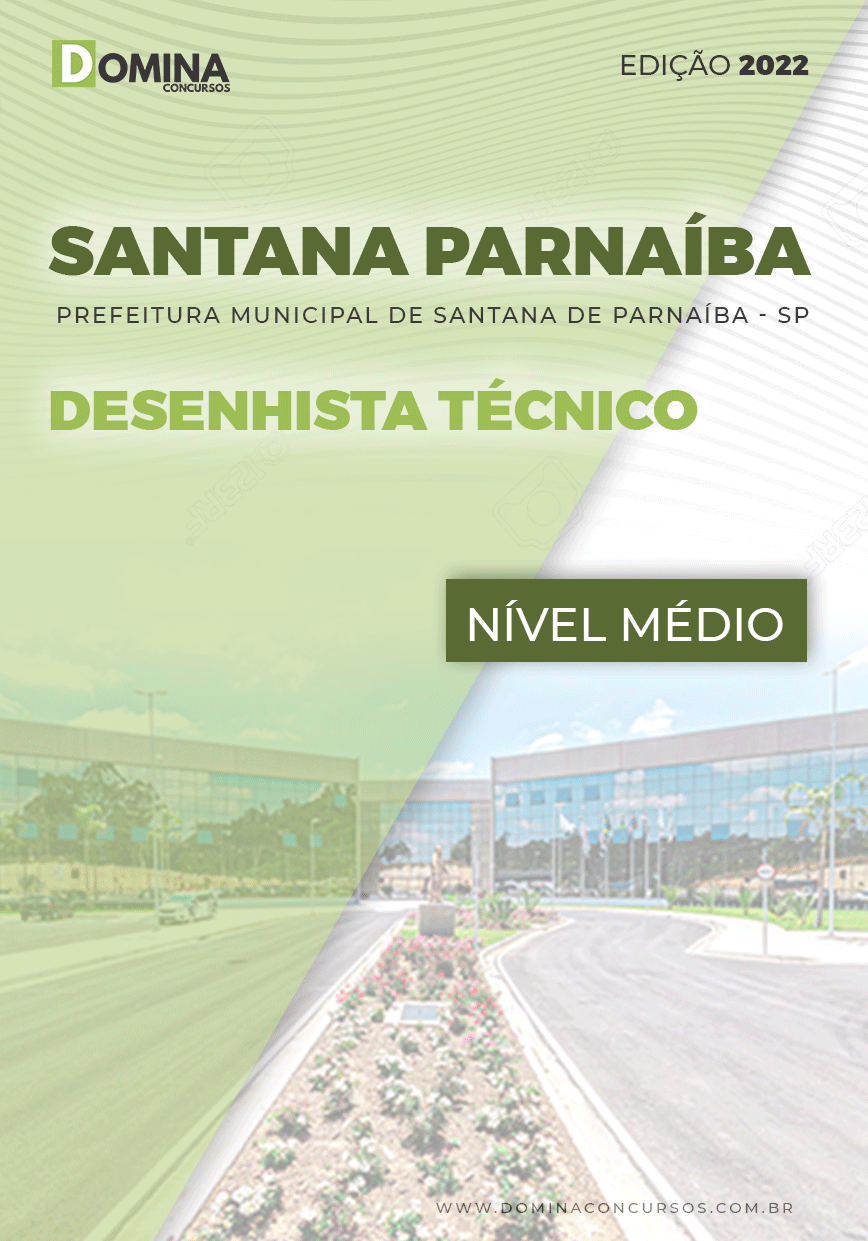 Apostila Santana de Parnaíba SP 2022 Desenhista Técnico