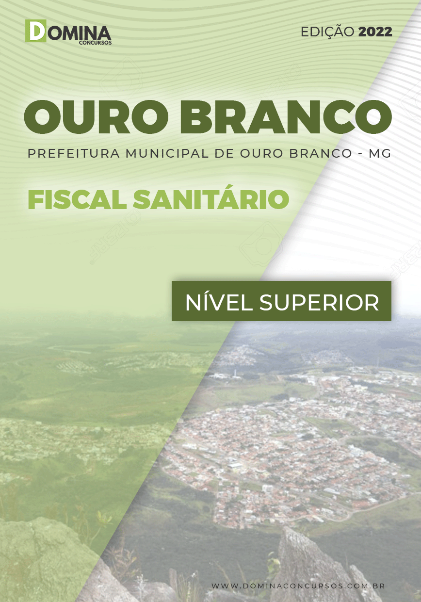 Apostila Concurso Ouro Branco MG 2022 Fiscal Sanitário