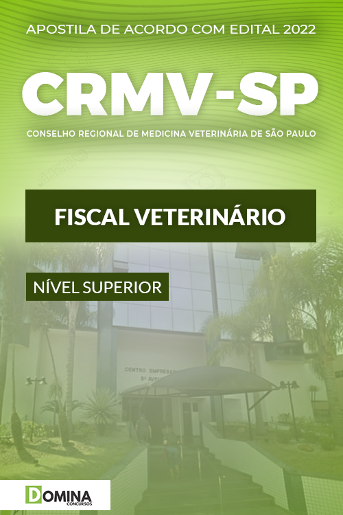 Apostila Concurso CRMV SP 2022 Fiscal Veterinário