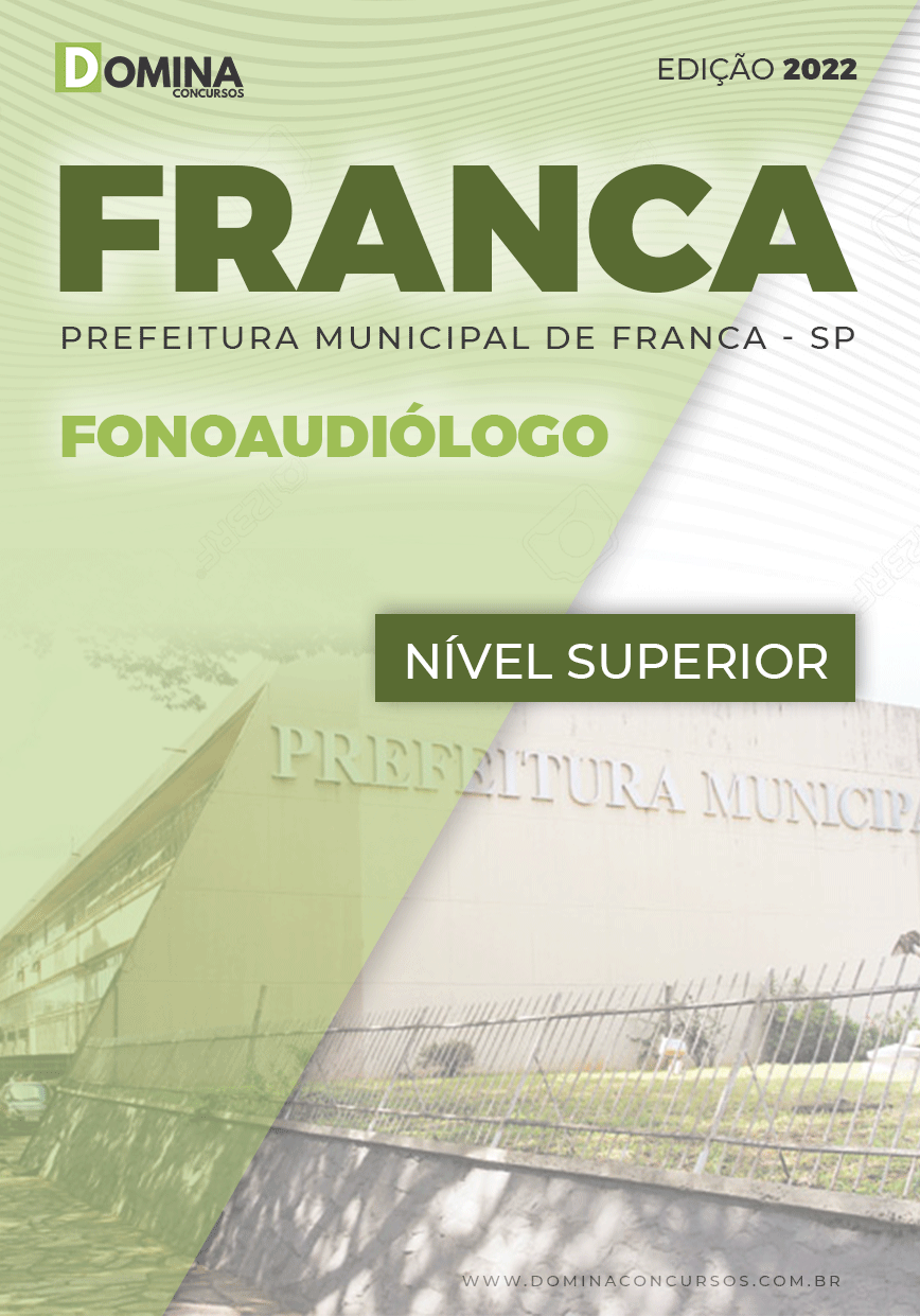 Apostila Digital Concurso Franca SP 2022 Fonoaudiólogo