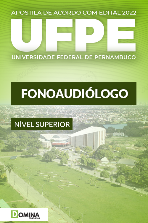 Download Apostila Concurso UFPE 2022 Fonoaudiólogo