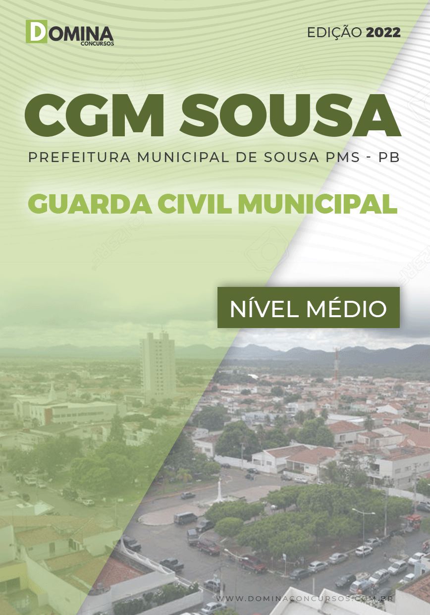 Apostila Concurso Pref Sousa PB 2022 Guarda Civil Municipal