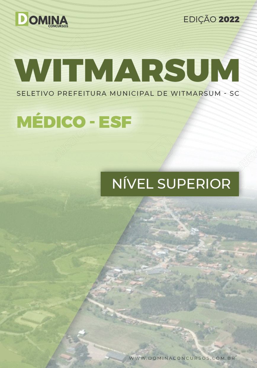Apostila Seletivo Pref. Witmarsum SC 2022 Médico ESF