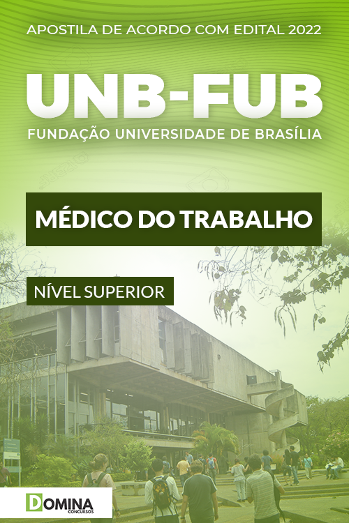Apostila Digital Concurso UNB UFB 2022 Médico do Trabalho