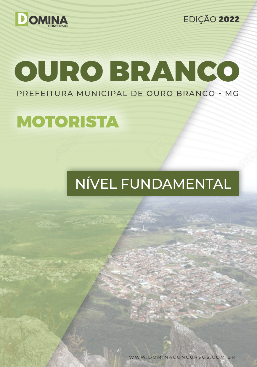 Apostila Concurso Pref. Ouro Branco MG 2022 Motorista