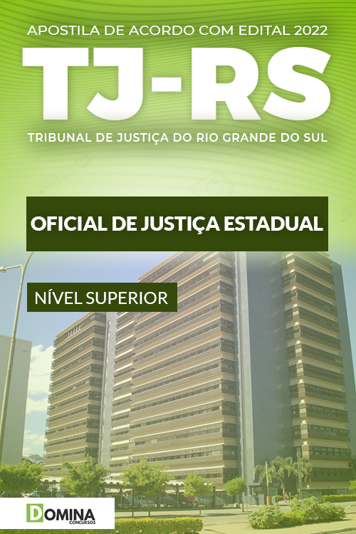 Apostila Concurso TJ RS 2022 Oficial de Justiça Estadual