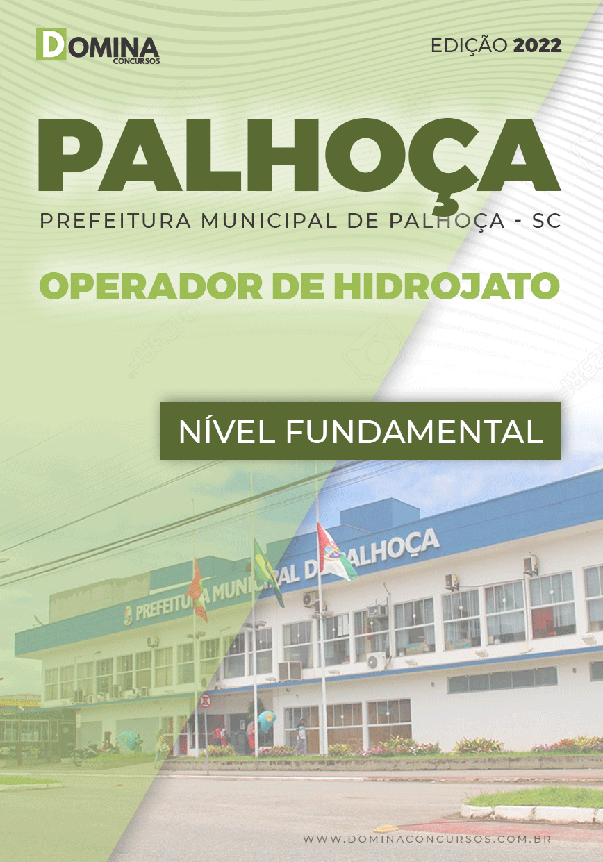 Apostila Concurso Prefeitura Palhoça 2022 Operador de Hidrojato