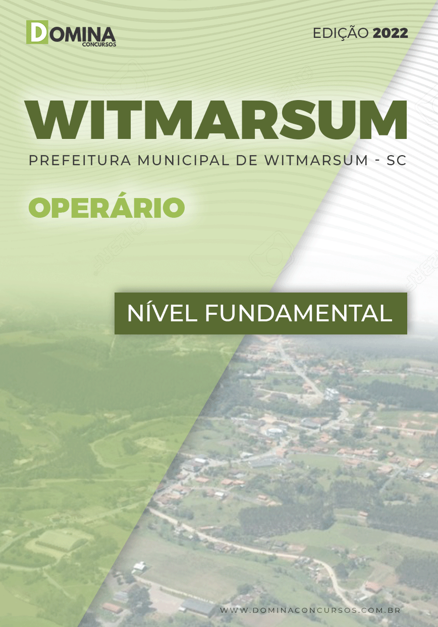 Apostila Concurso Pref. Witmarsum SC 2022 Operário