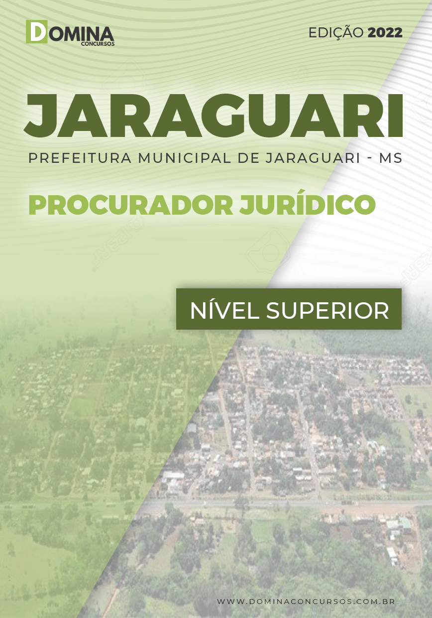 Apostila Concurso Pref Jaraguari MS 2022 Procurador Jurídico