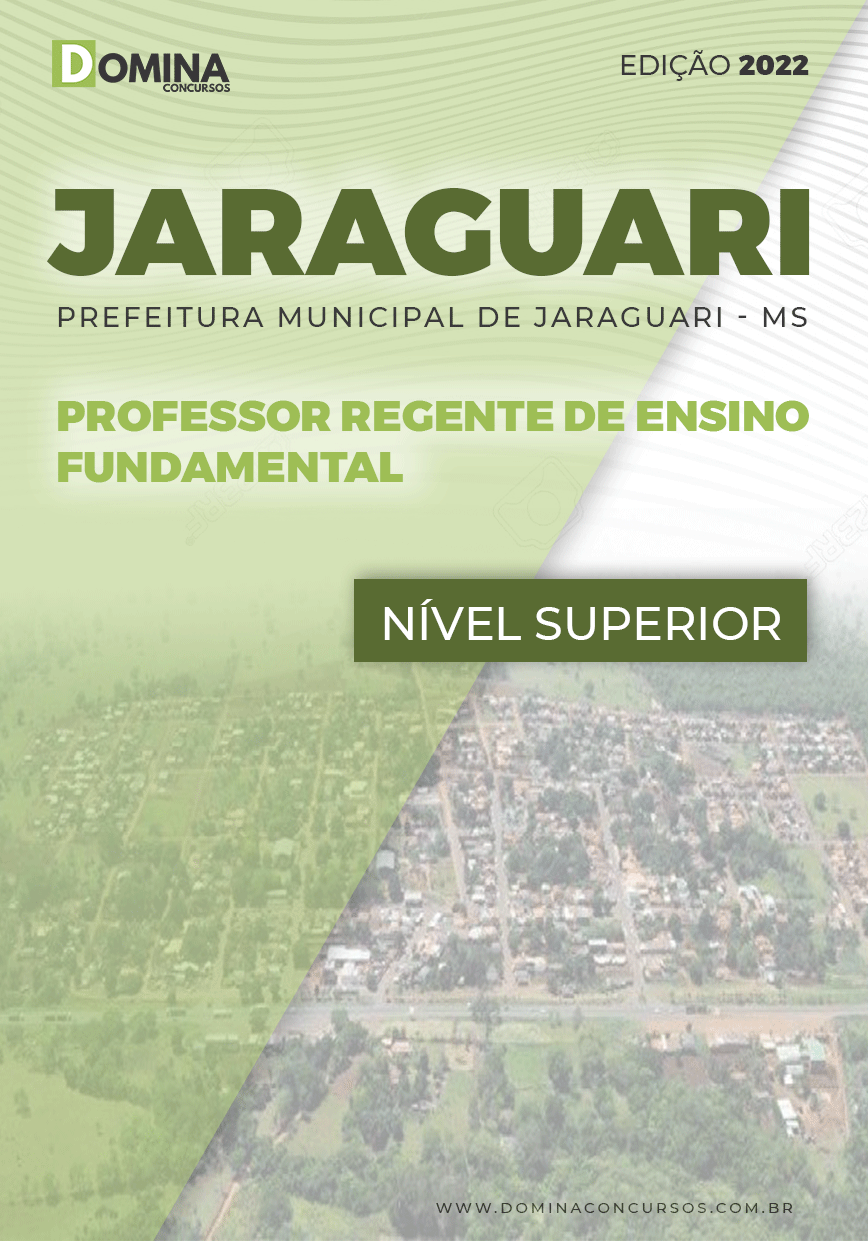 Apostila Pref Jaraguari MS 2022 Prof Reg de Educação Funtamental