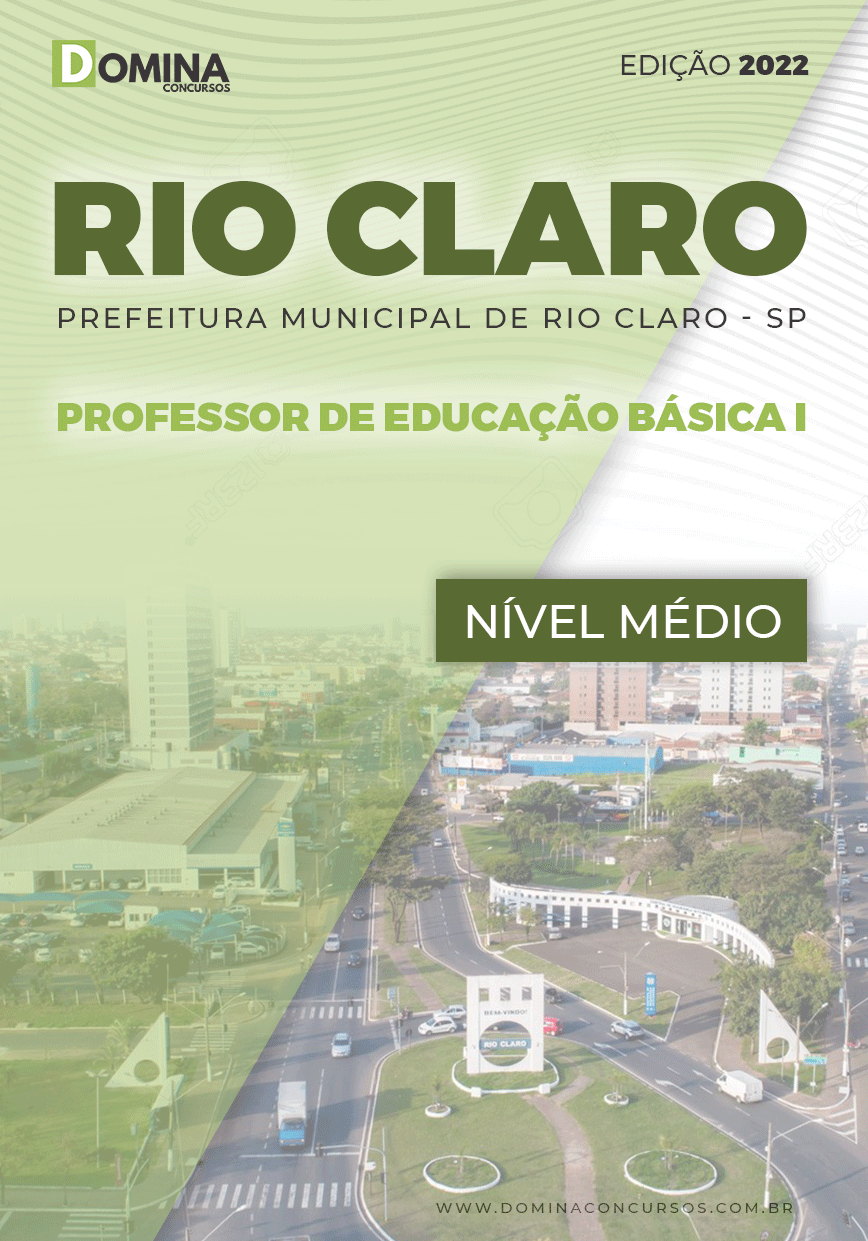 Apostila Pref Rio Claro SP 2022 PEB I Professor Educação Básica I