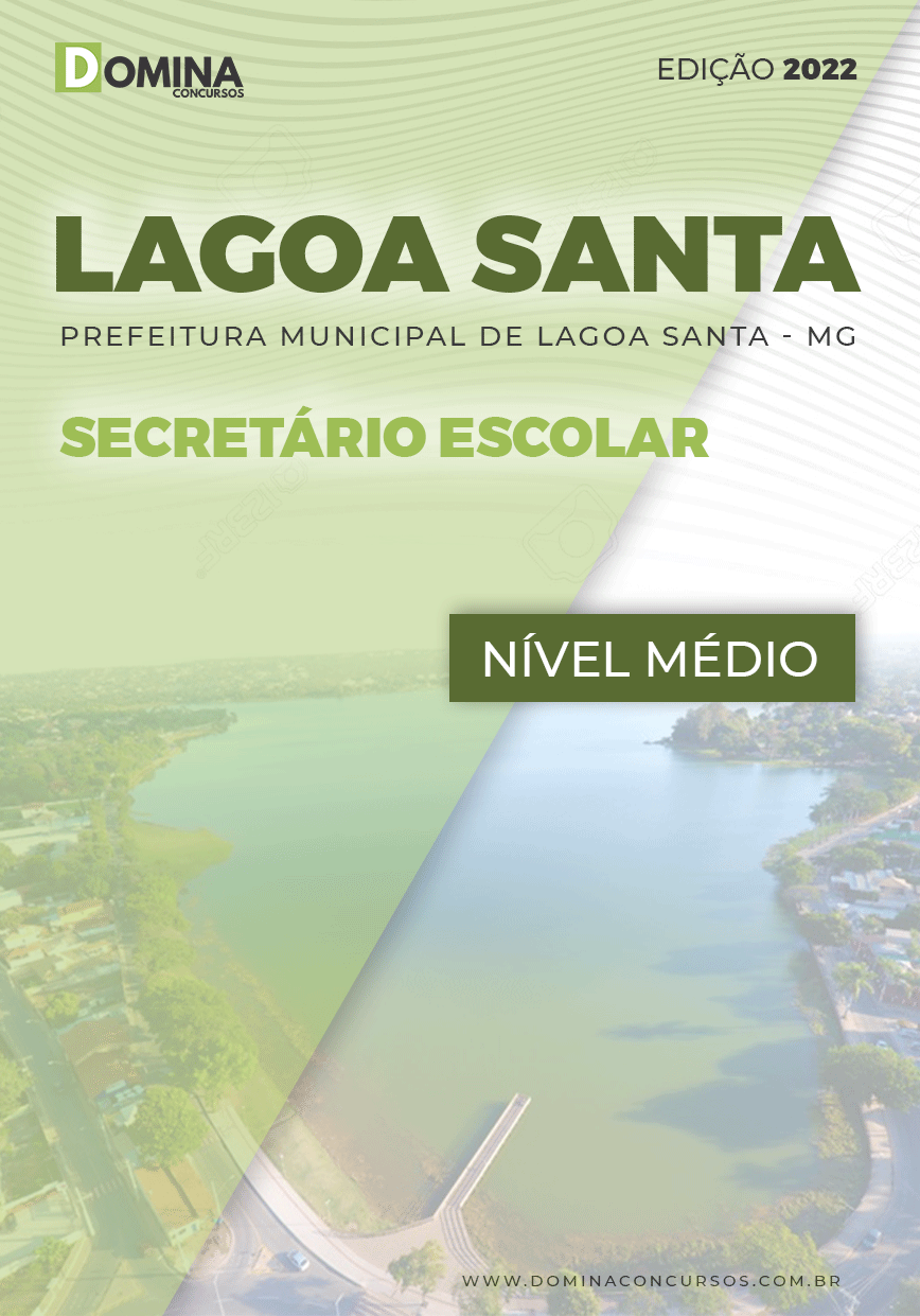 Apostila Pref Lagoa Santa MG 2022 Secretário Escolar