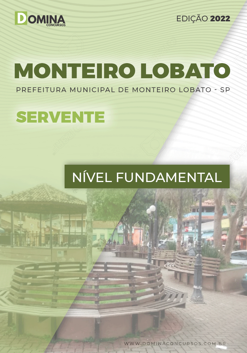 Apostila Prefeitura Monteiro Lobato SP 2022 Servente