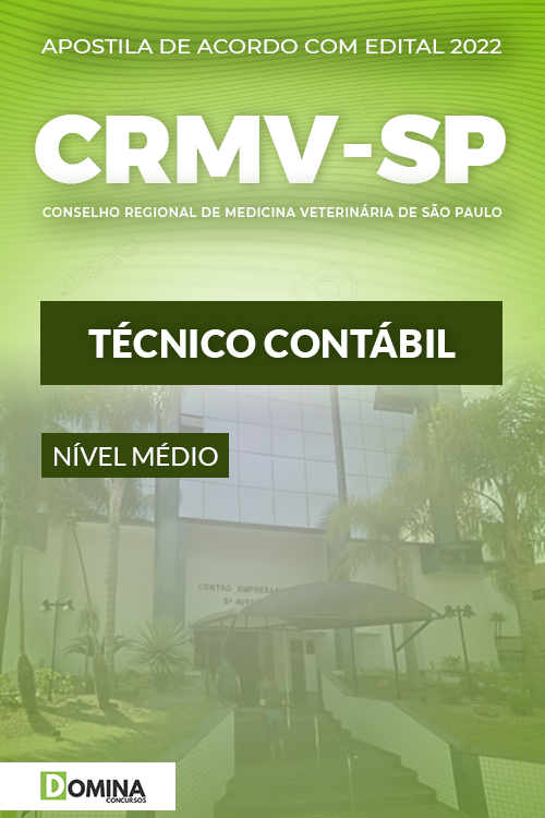 Apostila Concurso CRMV SP 2022 Técnico Contábil