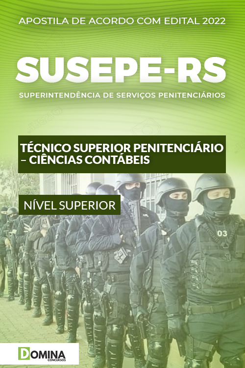 Apostila SUSEPE RS 2022 Técnico Ciências Contábeis