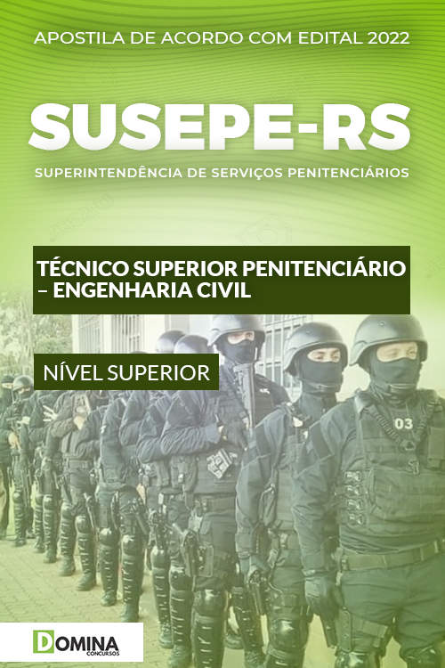 Apostila SUSEPE RS 2022 Técnico Superior Engenharia Civil