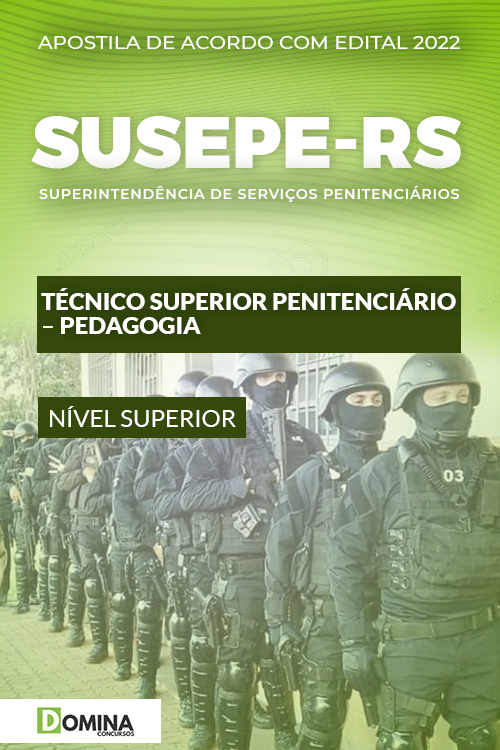 Apostila SUSEPE RS 2022 Técnico Superior Pedagogia