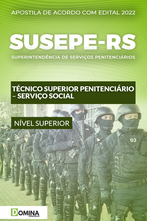 Apostila SUSEPE RS 2022 Técnico Superior Serviço Social
