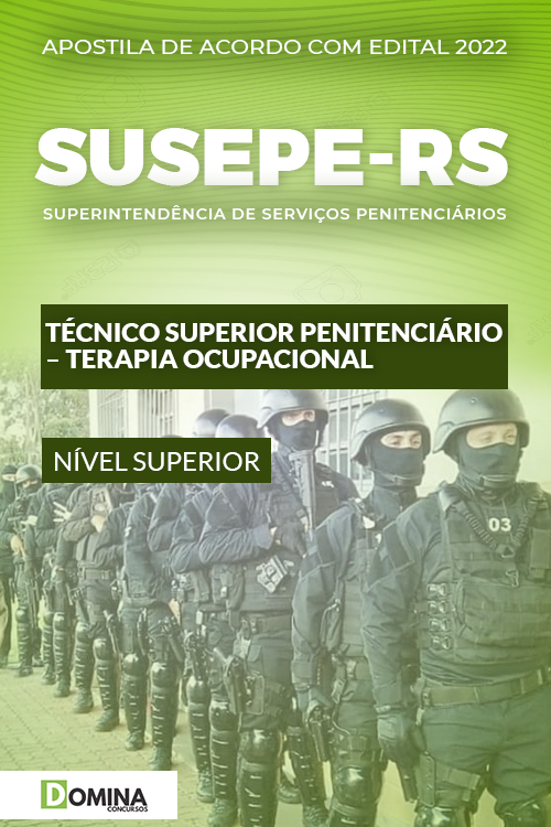 Apostila SUSEPE RS 2022 Técnico Terapia Ocupacional