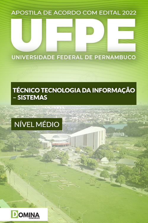 Apostila UFPE 2022 Técnico Tecnologia Informação Sistemas
