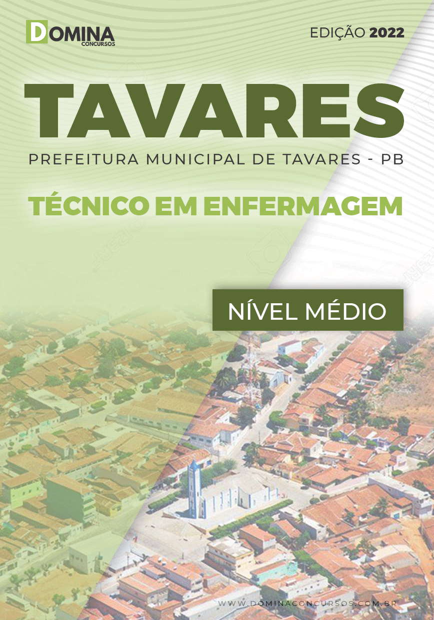 Apostila Prefeitura Tavares PB 2022 Técnico em Enfermagem