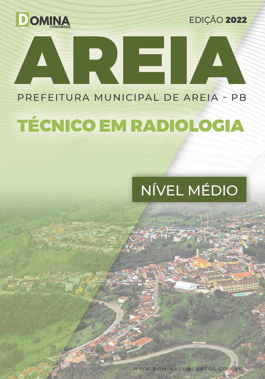 Apostila Prefeitura Areia PB 2022 Técnico em Radiologia