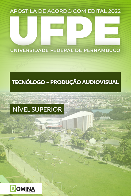 Apostila Concurso UFPE 2022 Tecnólogo Audiovisual