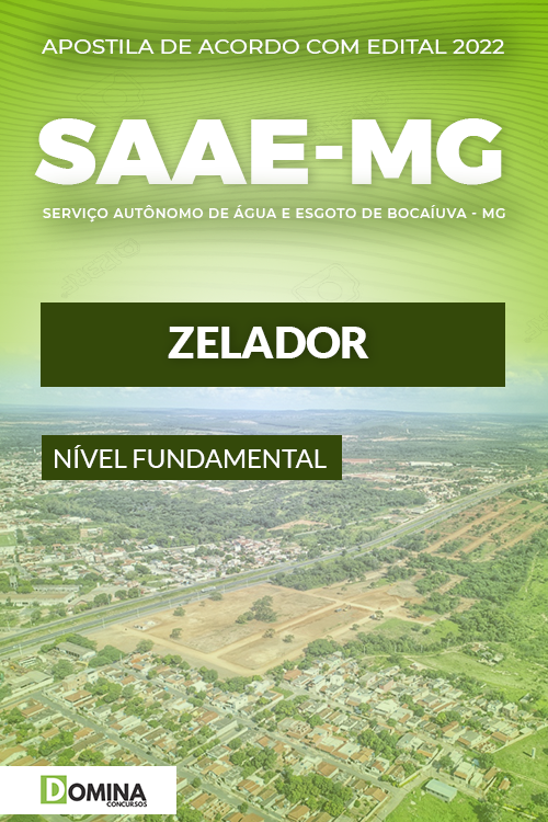 Apostila Concurso SAAE Bocaíuva MG 2022 Zelador