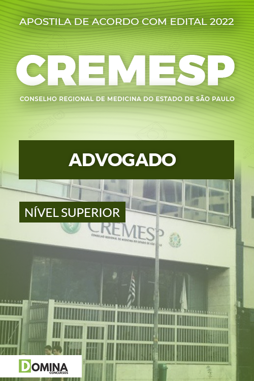 Apostila Digital Concurso CREMESP 2022 Advogado