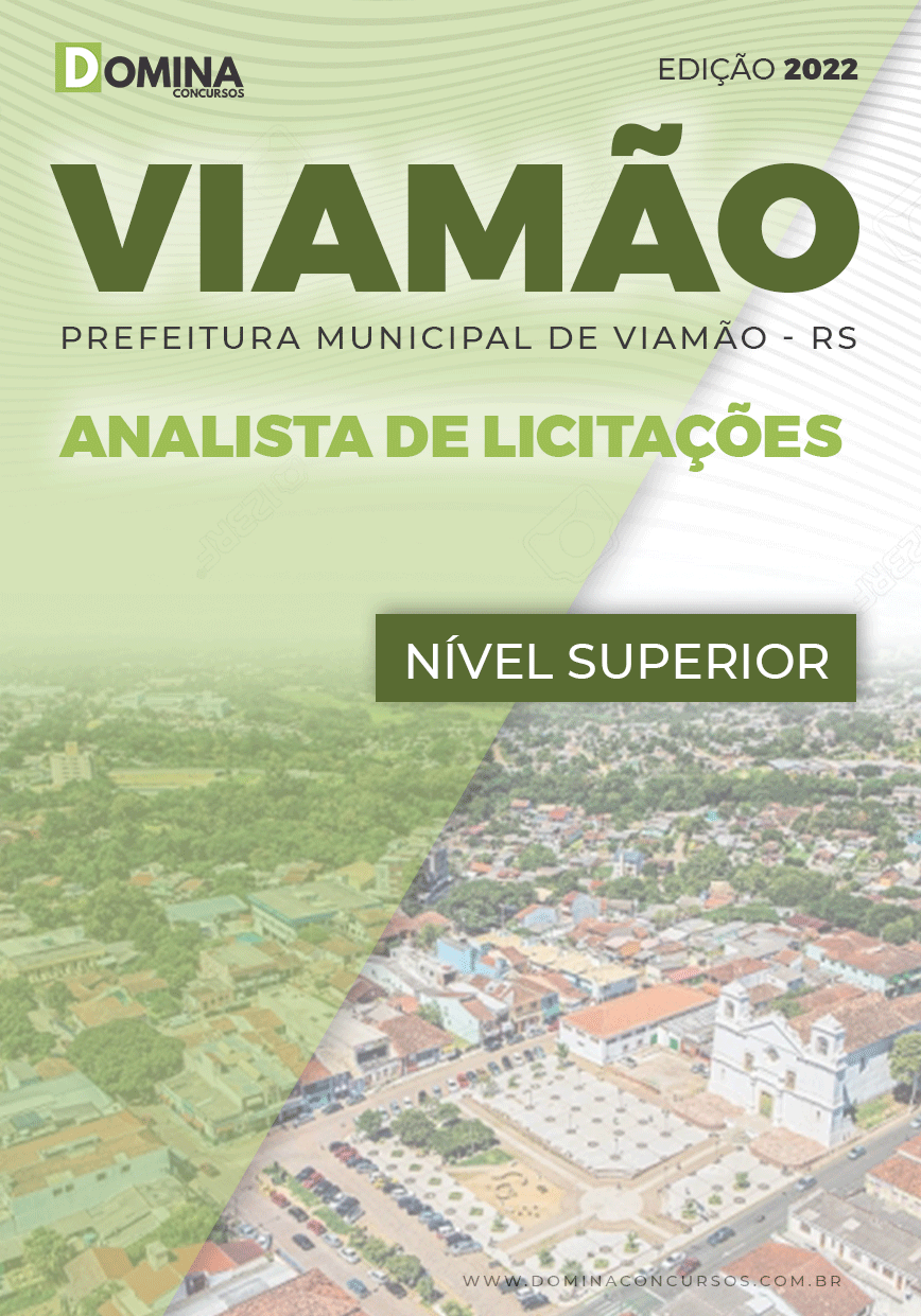Apostila Concurso Pref Viamão RS 2022 Analista Licitações