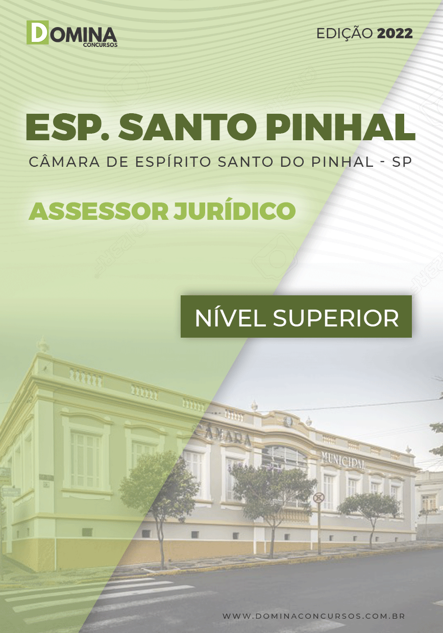 Apostila Câmara Espírito Santo Pinhal 2022 Assessor Jurídico