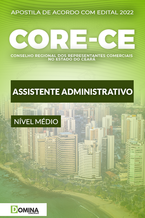 Apostila Concurso CORE CE 2022 Assistente Administrativo