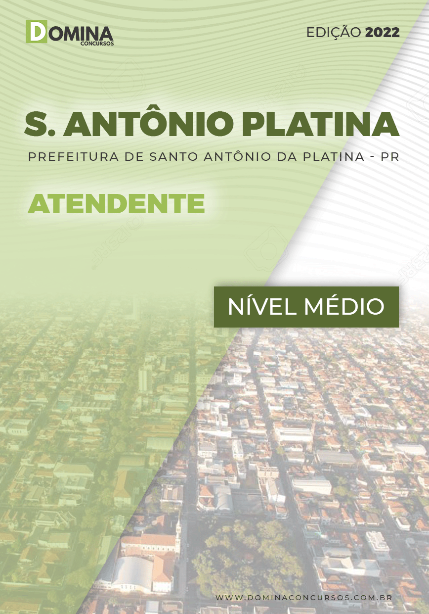 Apostila Santo Antônio Platina PR 2022 Atendente