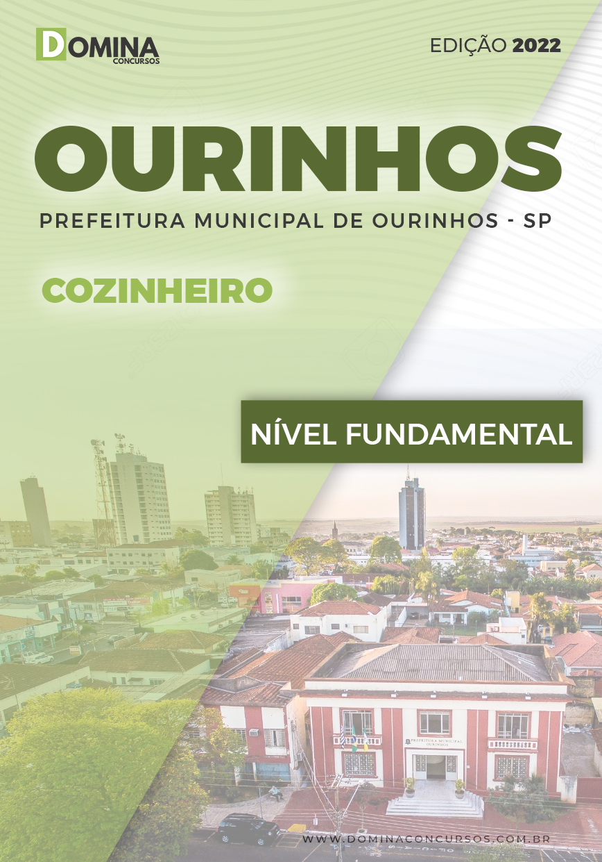 Apostila Concurso Pref. Ourinhos SP 2022 Cozinheiro