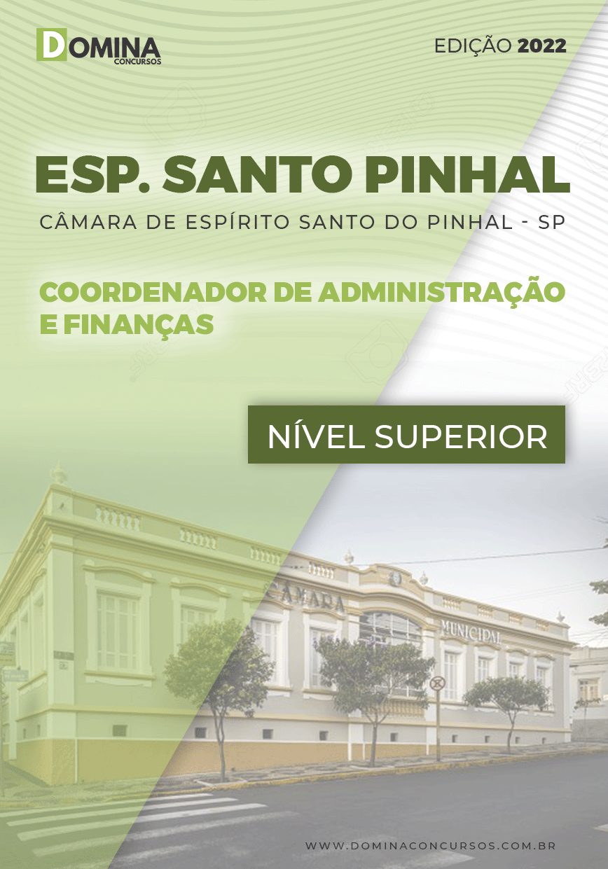 Apostila Câmara Espírito Santo Pinha 2022 Coord. Adm. Finanças