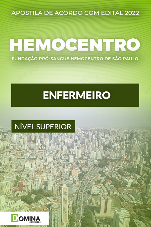 Apostila Concurso Hemocentro SP 2022 Enfermeiro