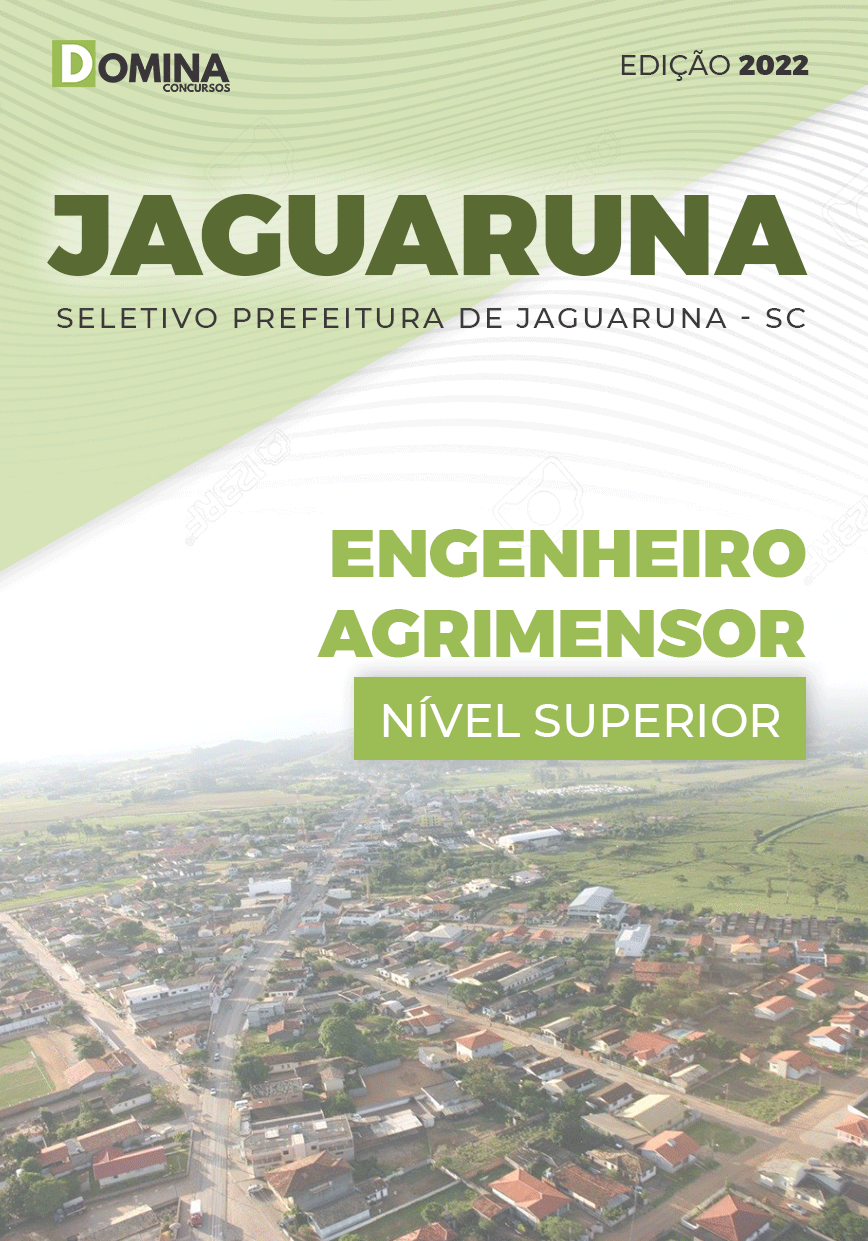 Apostila Pref Jaguaruna SC 2022 Engenheiro Agrimensor