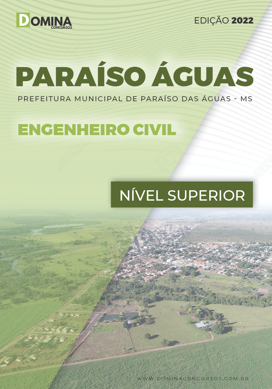Apostila Pref Paraíso das Águas MS 2022 Engenheiro Civil