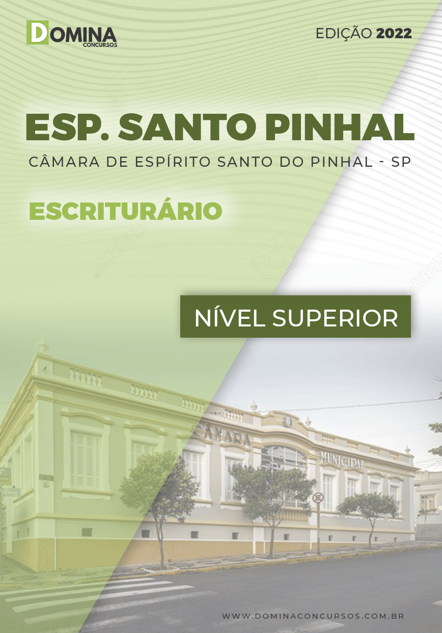 Apostila Câmara Espírito Santo Pinha 2022 Escriturário