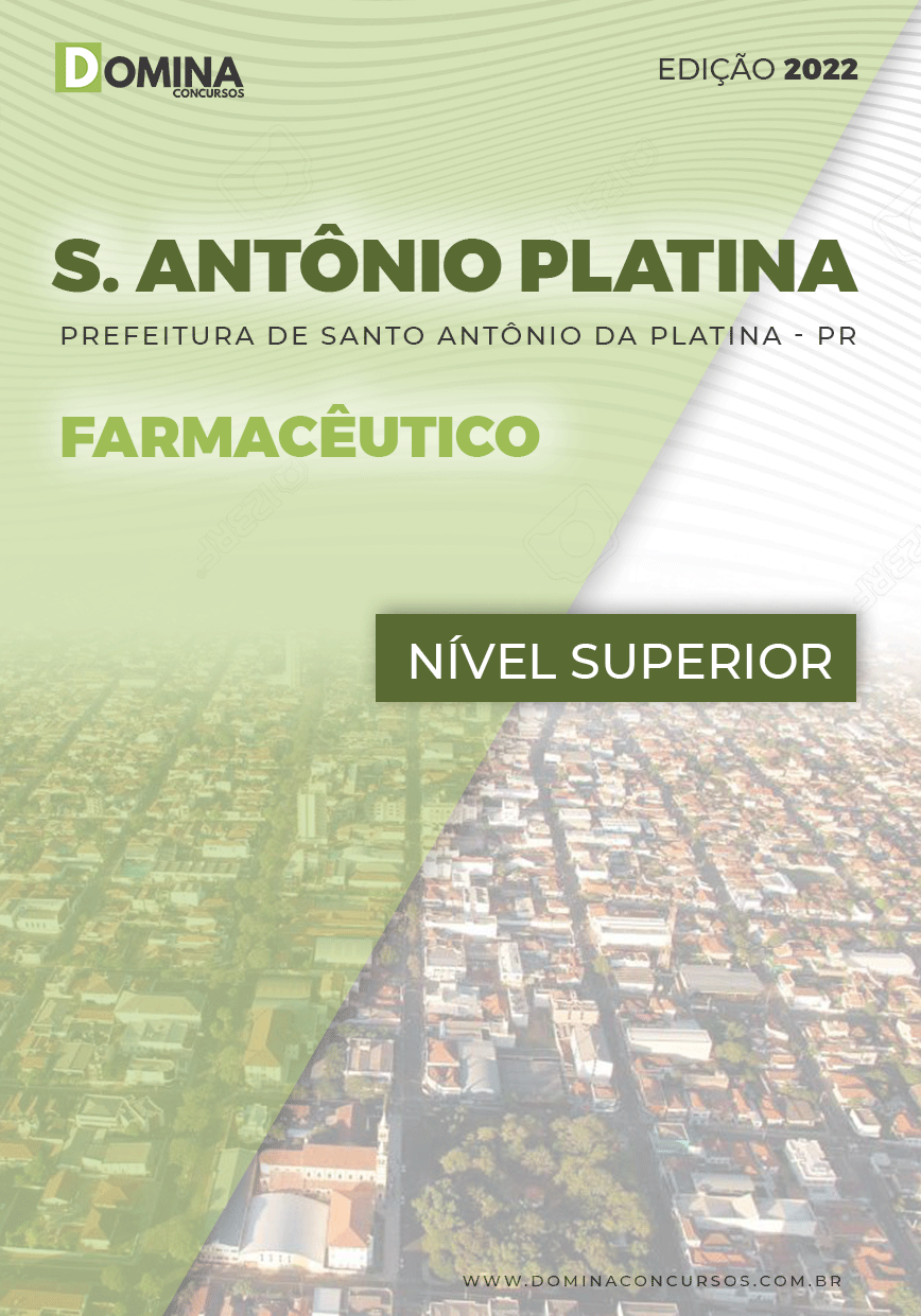 Apostila Concurso Santo Antônio Platina PR 2022 Farmacêutico